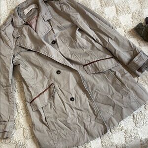 WoMen's Gray Trench Coat